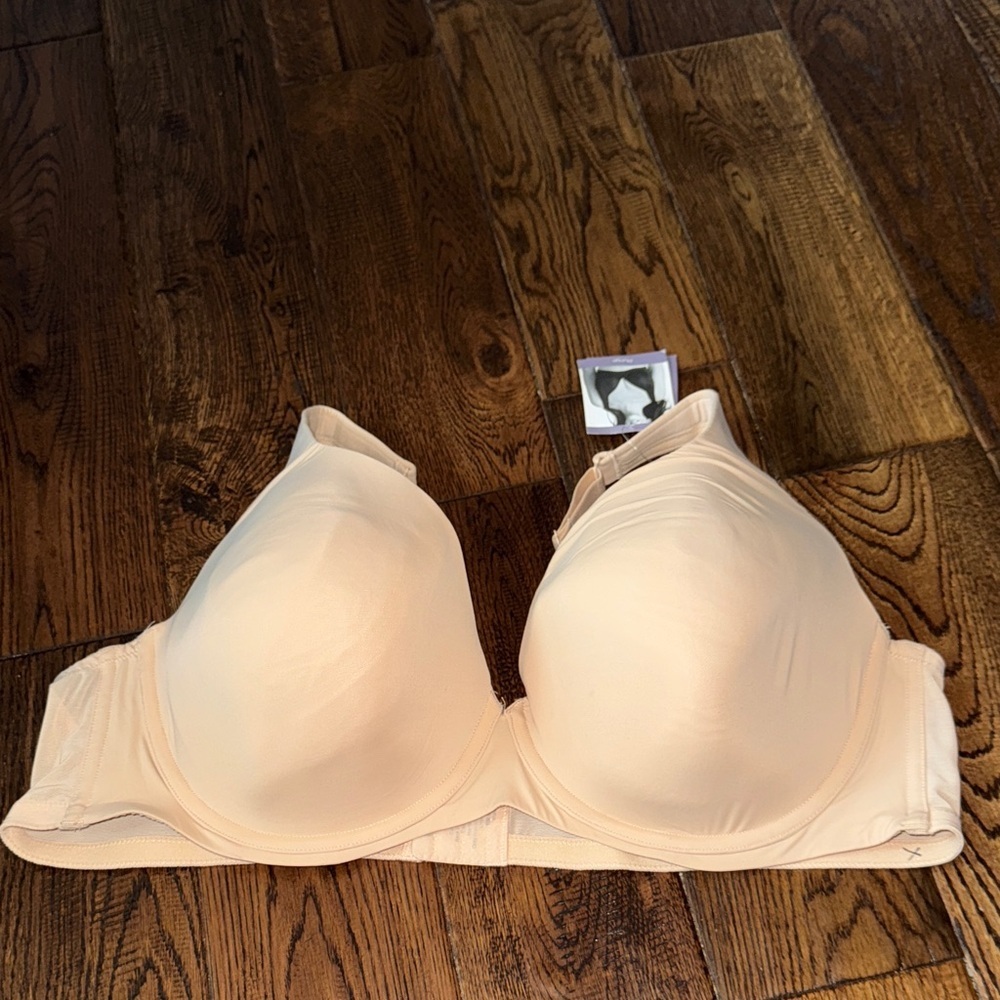 Catherines Plunge Underwire Lined Full Coverage Bra